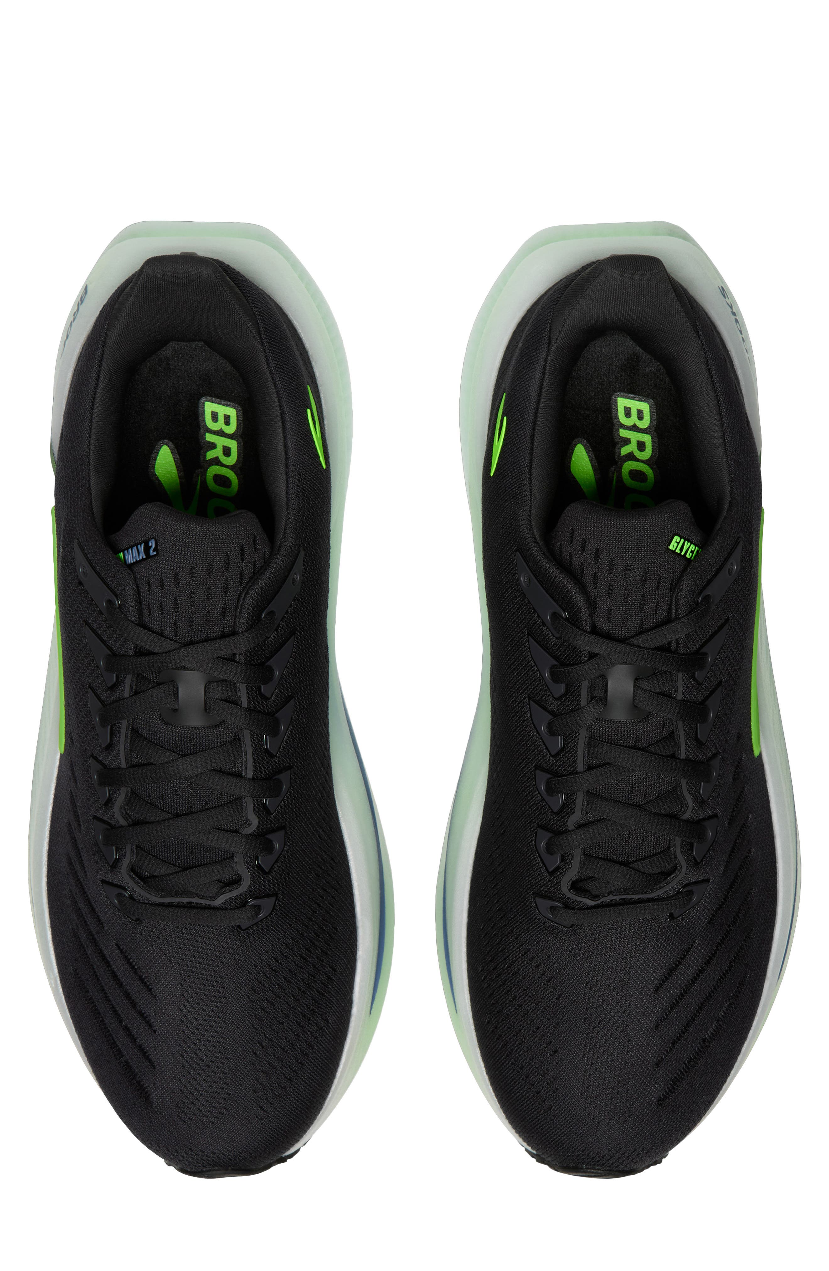 Brooks Glycerin Max 2 Hybrid Running Shoe, Alternate, color, Phantom/ White/ Green Gecko