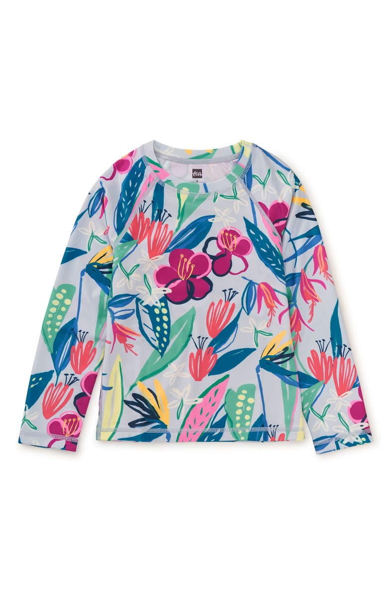 Tea Collection Long Sleeve Rash Guard 4.0, Main, color, 