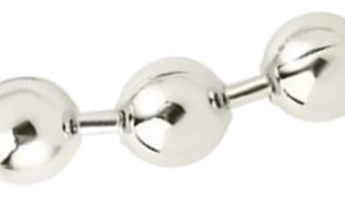 Sterling Forever Destiny Beaded Chain Necklace In Silver