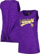 New Era Women's New Era  Purple Minnesota Vikings  Space Dye Active Tank Top