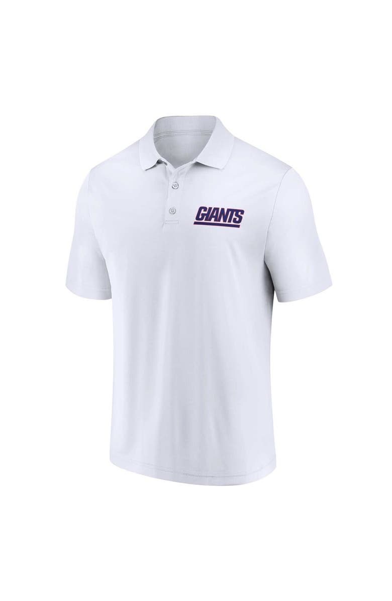 FANATICS Men's Fanatics Branded White/Royal New York Giants Lockup Two-Pack Polo Set, Alternate, color, White