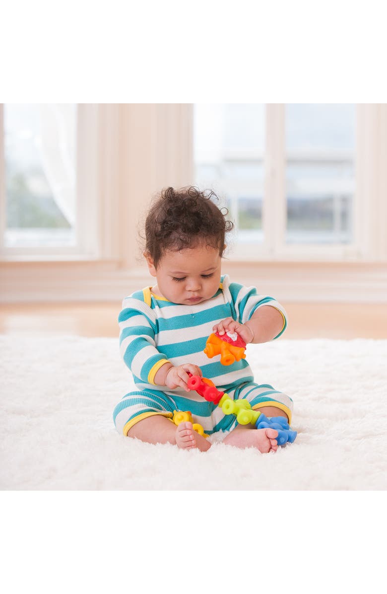 INFANTINO Snap and Pop Pals, Alternate, color, Blue