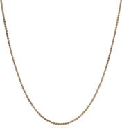 John Hardy Box Chain Necklace, 1.6mm