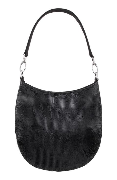 Crystal Mini Hobo Bag