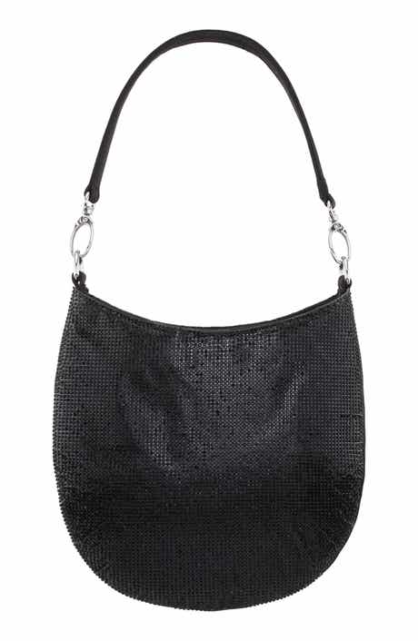 Nina Crystal Mini Hobo Bag