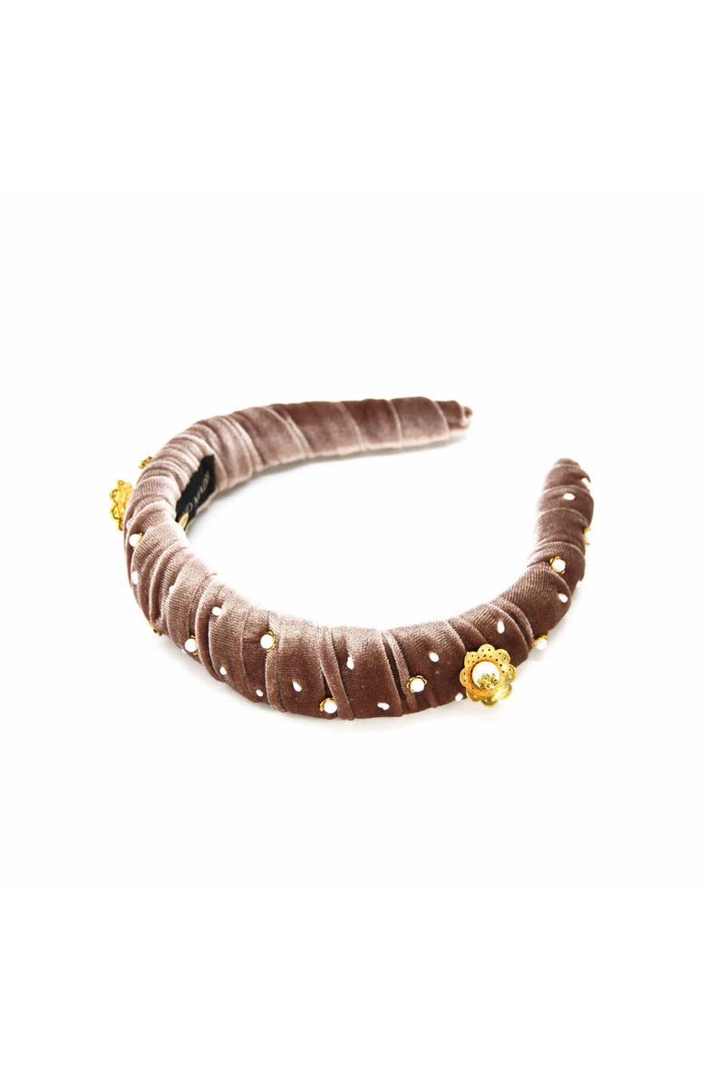 ADIBA Kalmia Headband, Alternate, color, Brown