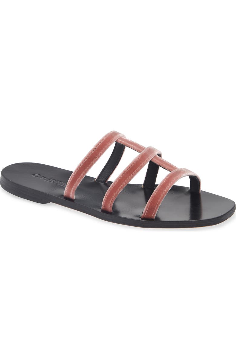 La Canadienne Getaway Cage Slide Sandal, Main, color, Rose