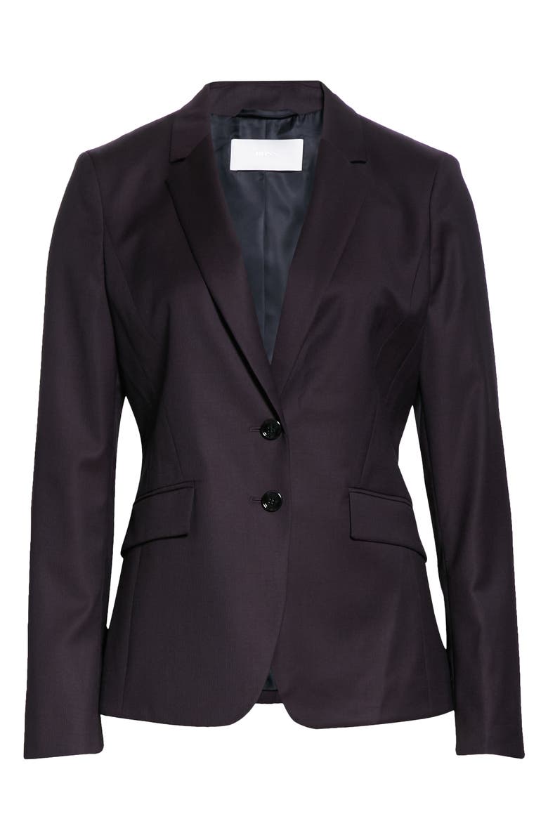 BOSS Jesulea Mini Houndstooth Blazer, Alternate, color, 