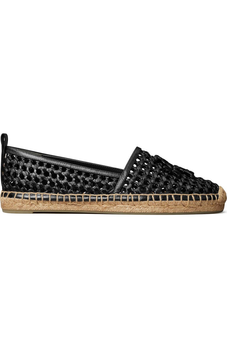 Tory Burch Double T Espadrille Flat, Alternate, color,