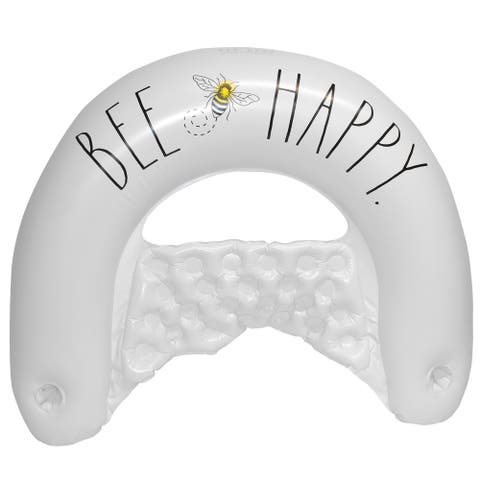 Bee Happy Chair Lounger Pool Inflatable