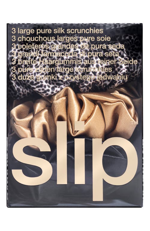 Slip 3-pack Large Silk Scrunchie Set