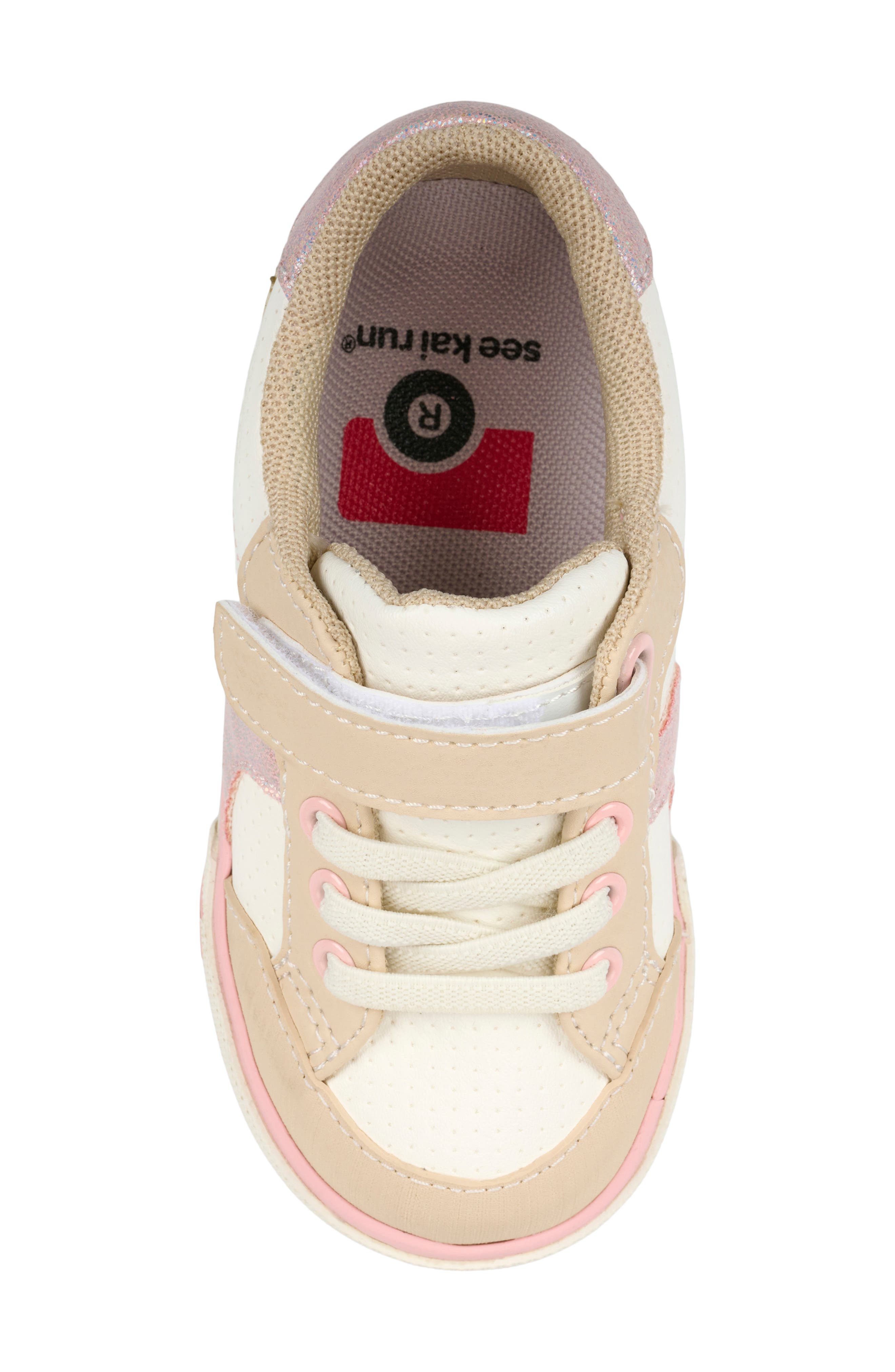 See Kai Run Kids' Connor Sneaker, Alternate, color, White/Oatmeal