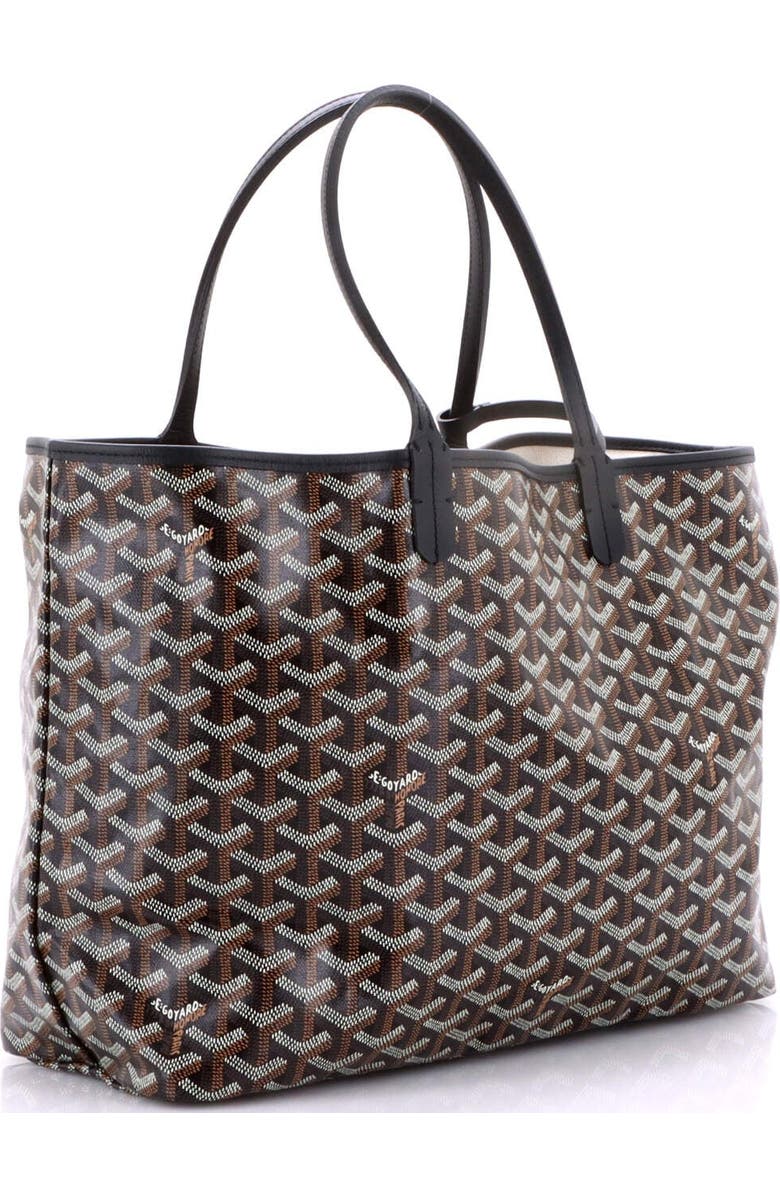 Pre-Owned Goyard Saint Louis Tote Coated Canvas PM, Alternate, color, Black