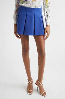 Emilie Pleat Miniskirt