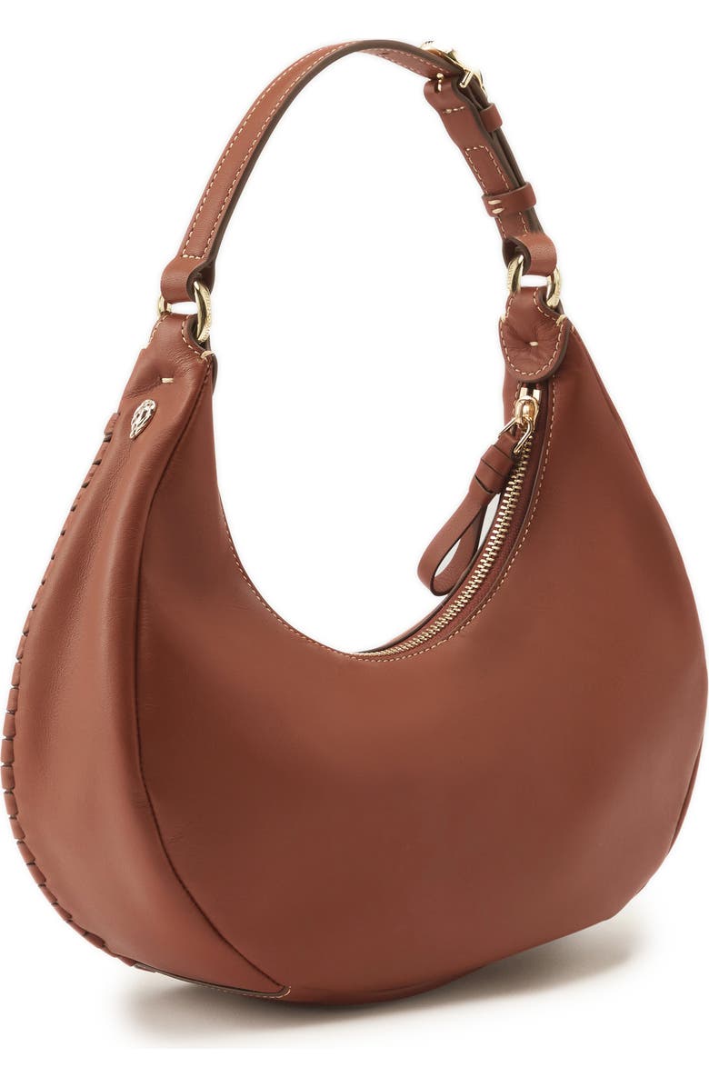 Helen Kaminski Soleil Leather Hobo Bag, Alternate, color, Cuoio