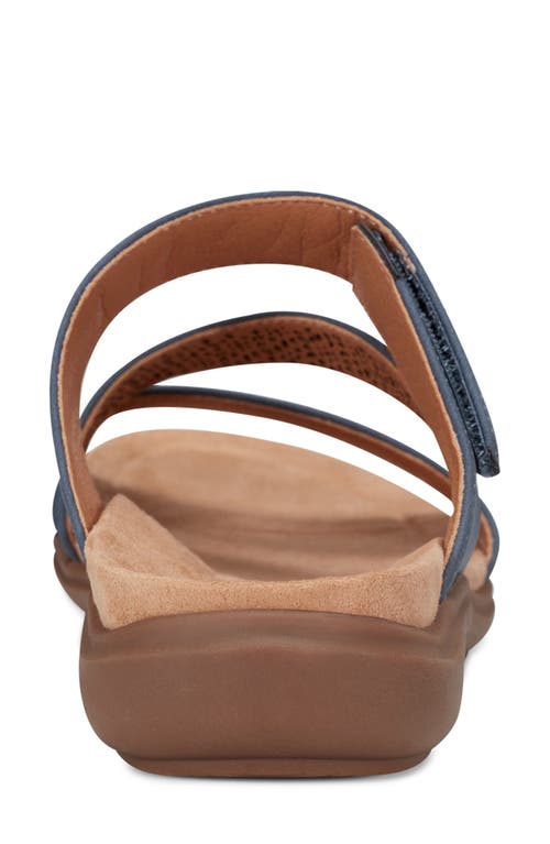 Easy Spirit West Slide Sandal In Medium Blue