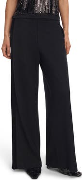 rag & bone Melanie Wide Leg Wool Track Pants