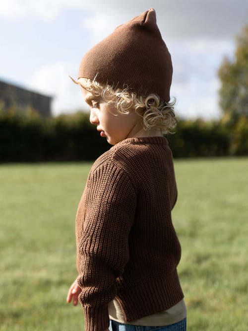 The Simple Folk The Knit Beanie In Rust