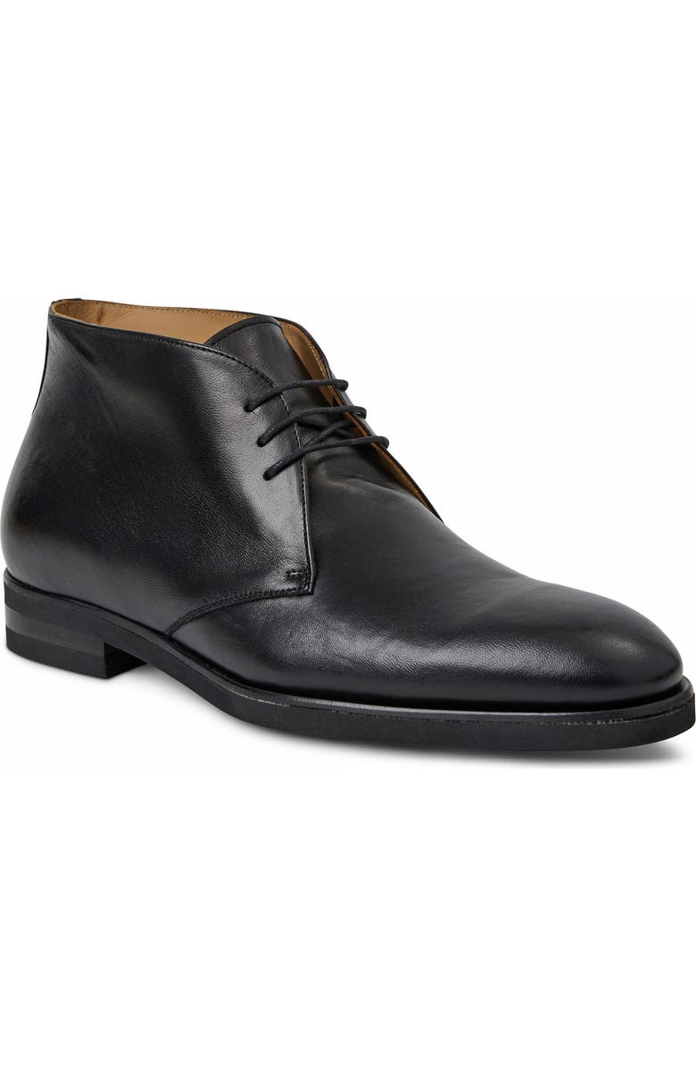 Bruno Magli Carlo Leather Chukka Boot, Main, color, Black Leather