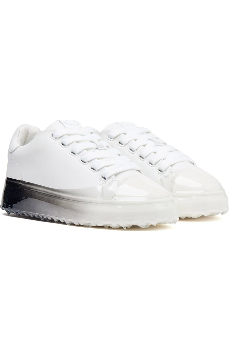 MALLET Grftr Ltc Dip Sneakers, Alternate, color, White / Black