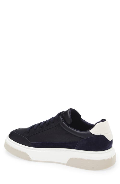 Ferragamo Cassina Gan 2 Low Top Sneakers In Blue