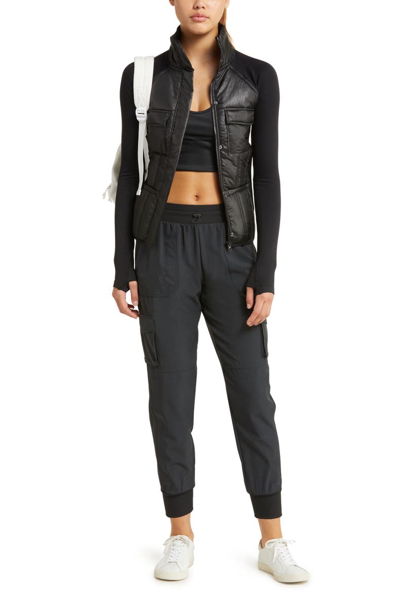 Compass Pocket Cargo Joggers, Alternate, color, CHARCOAL