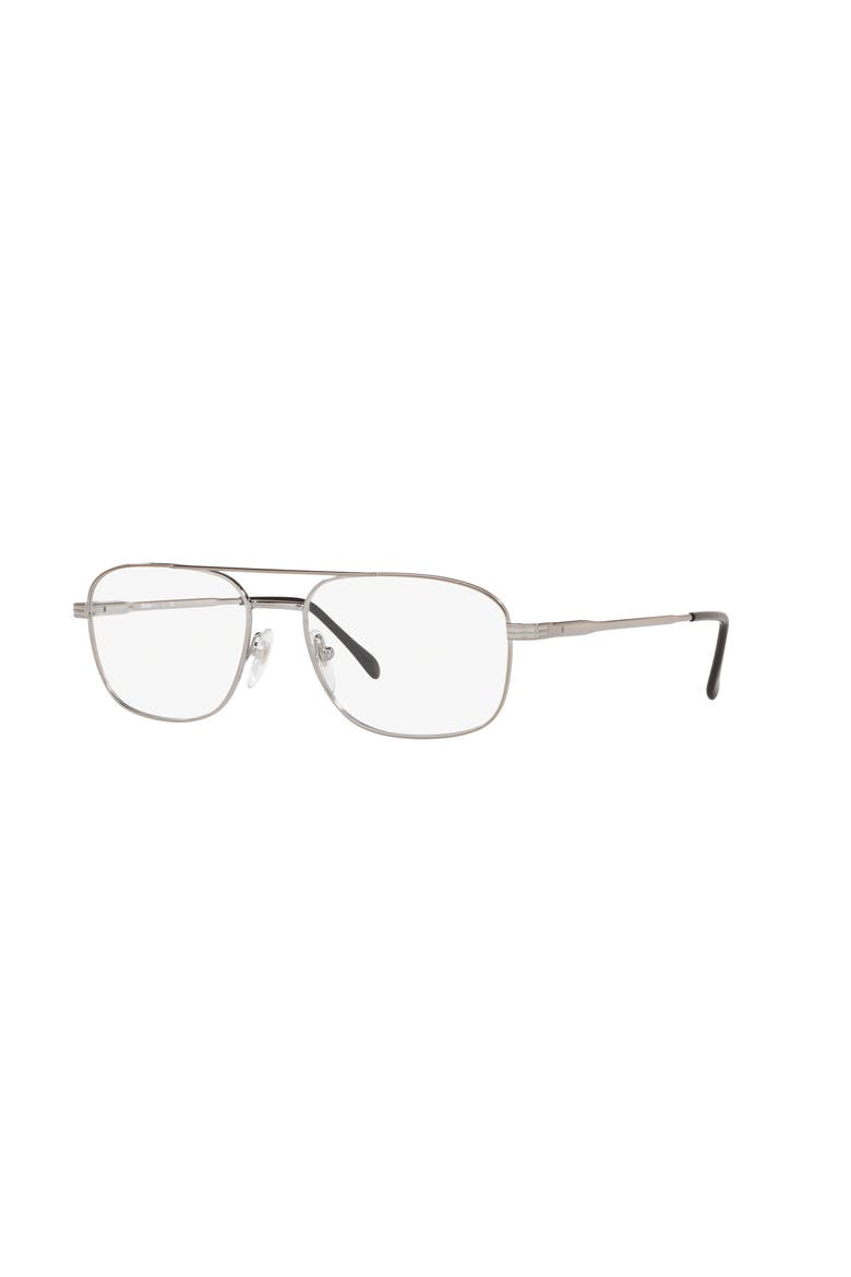 56mm Square optical glasses, Main, color, Grey