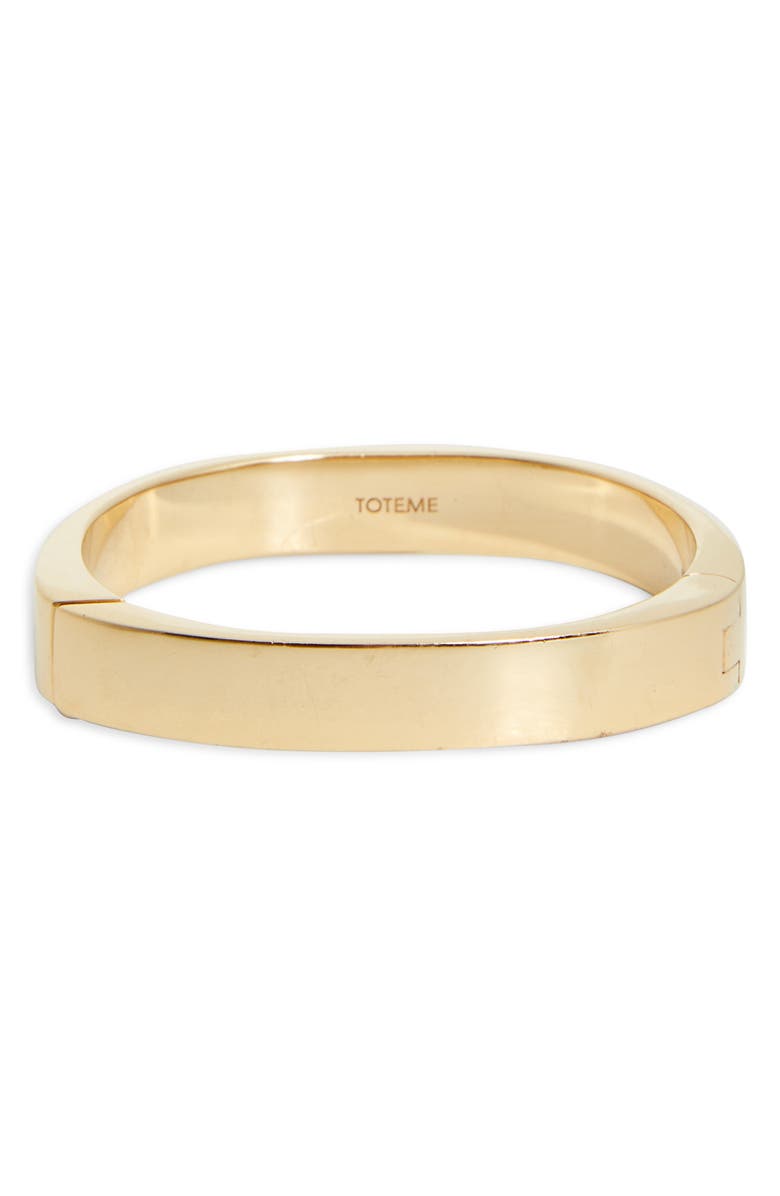 TOTEME Signature Bangle Bracelet, Main, color, Gold
