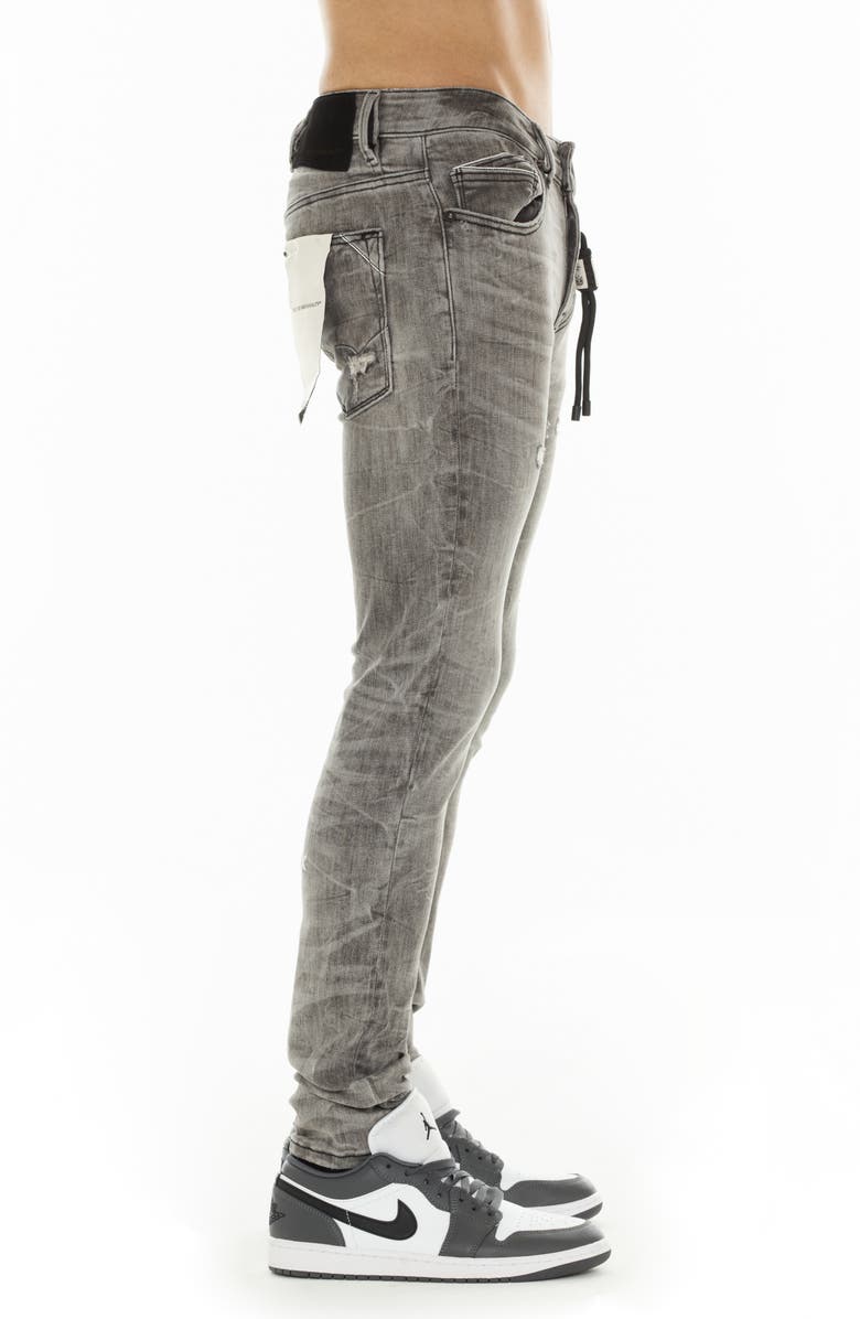 Cult of Individuality Punk 601 Ripped Super Skinny Jeans, Alternate, color, 