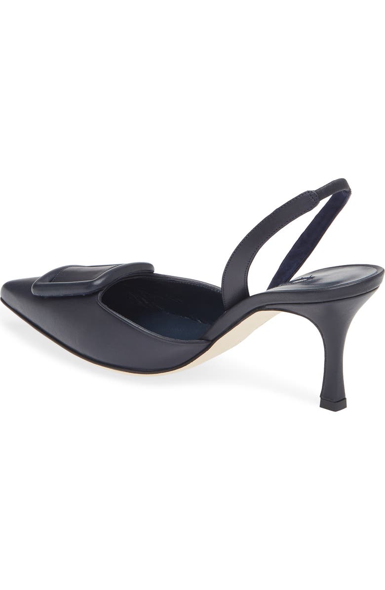 Manolo Blahnik Maysli Buckle Slingback Pump, Alternate, color,
