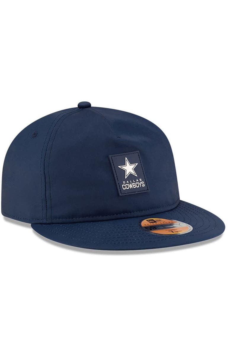 New Era Men's New Era Navy Dallas Cowboys 2025 Sideline  Retro Crown 59FIFTY Fitted Hat, Alternate, color, Navy