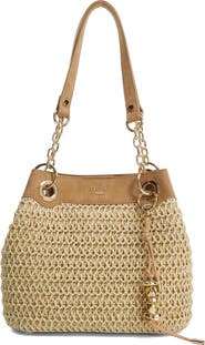 Dune London Damara Raffia Tote
