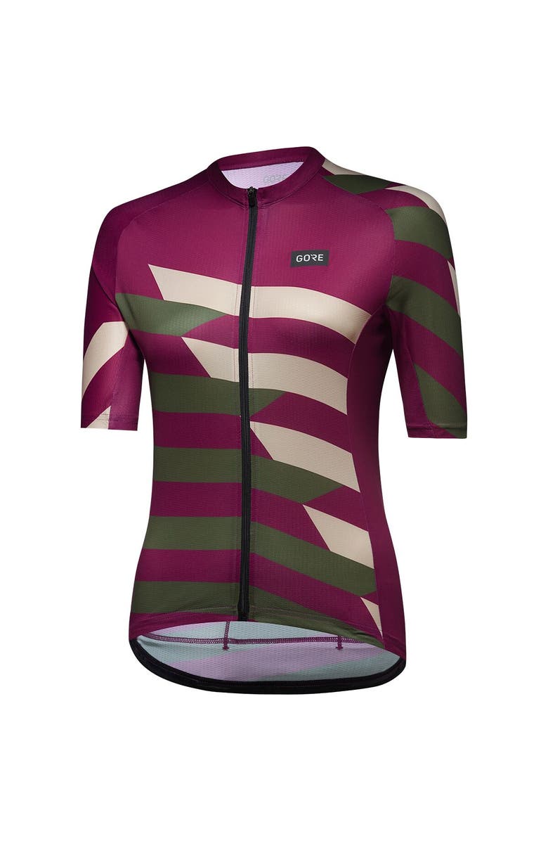 GOREWEAR Spirit Signal Chaos Jersey - Women's, Alternate, color, Process Purple/Utility Green