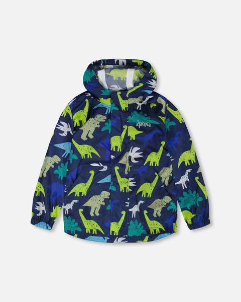 Packable Dinosaur Windbreaker in Polyester (Toddler, Little Kid & Big Kid)