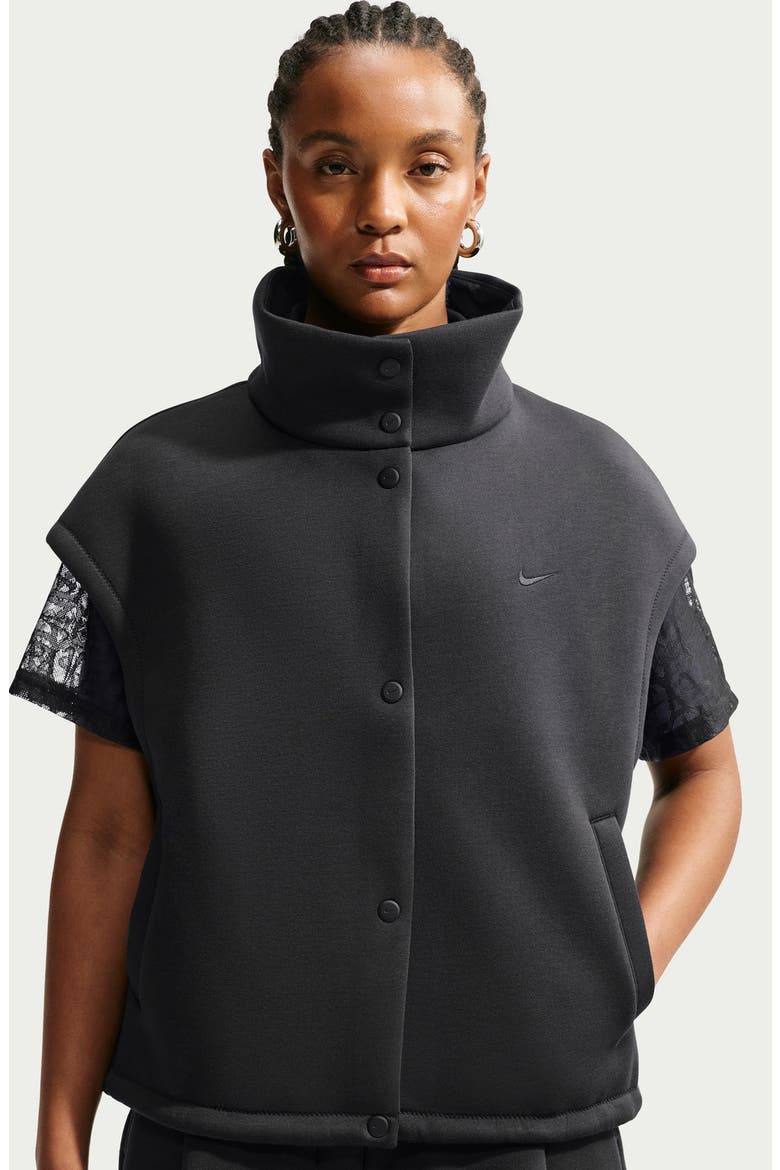 Prgm Fleece Vest, Alternate, color, 010 BLACK/ BLACK