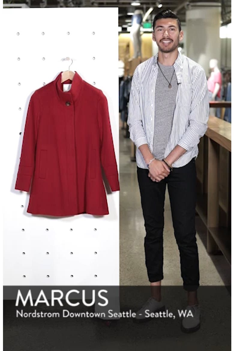 Placket Front Wool Car Coat video