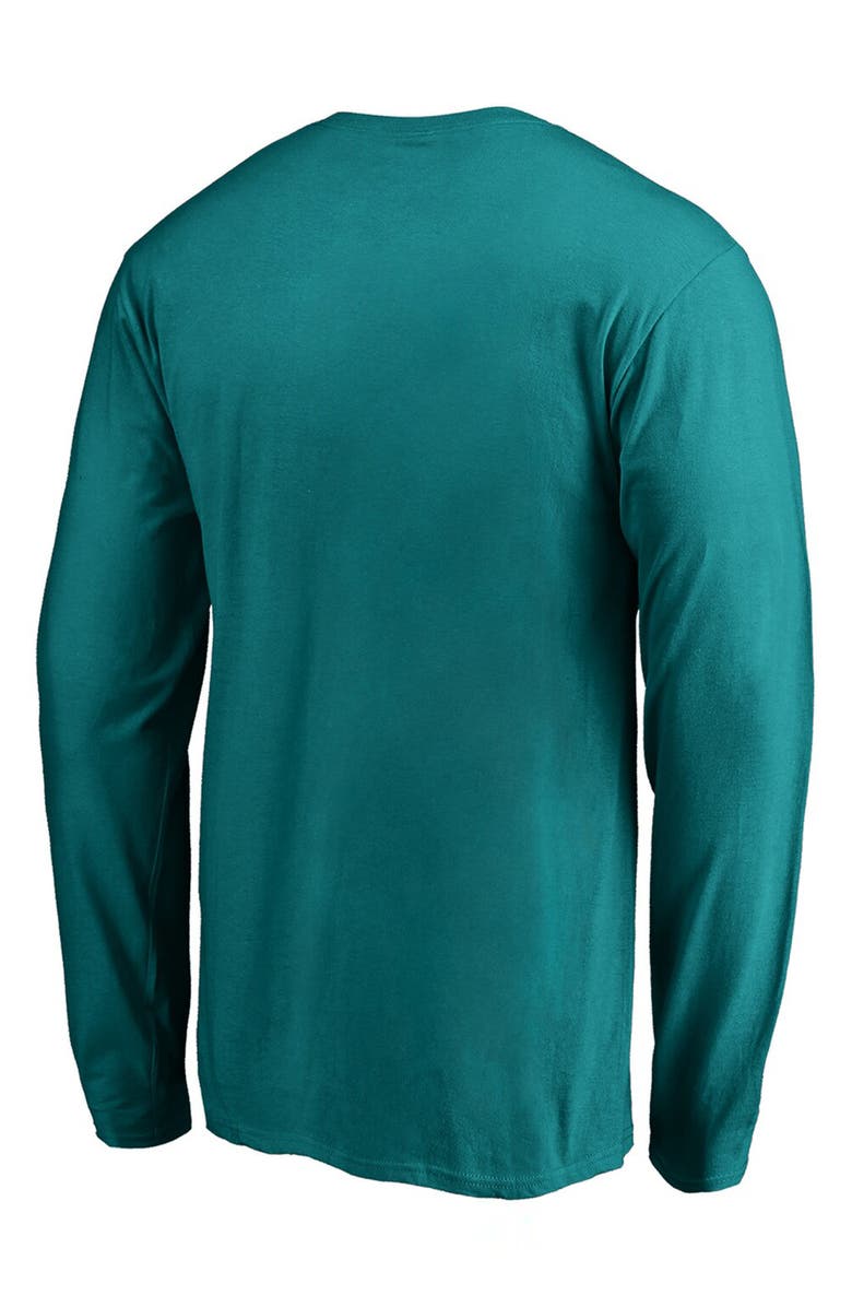 FANATICS Men's Fanatics Branded Aqua Miami Dolphins Team Lockup Long Sleeve T-Shirt, Alternate, color, Aqua