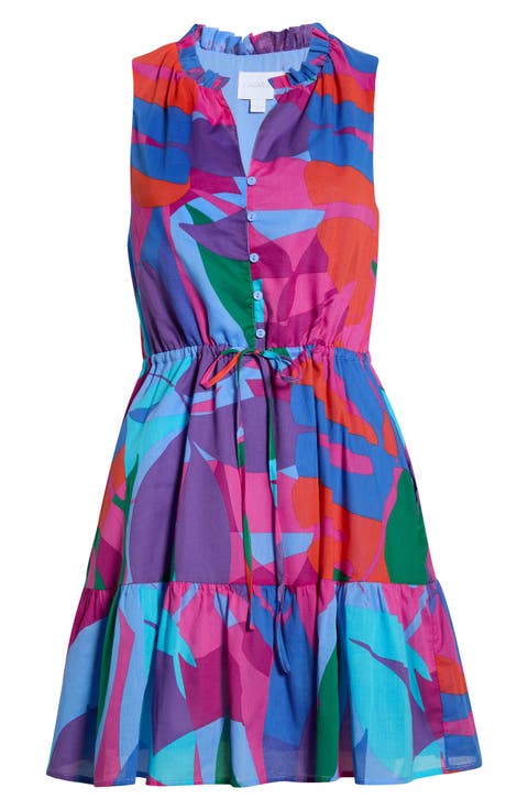 Vemmy Abstract Print Itzelk Shift Dress