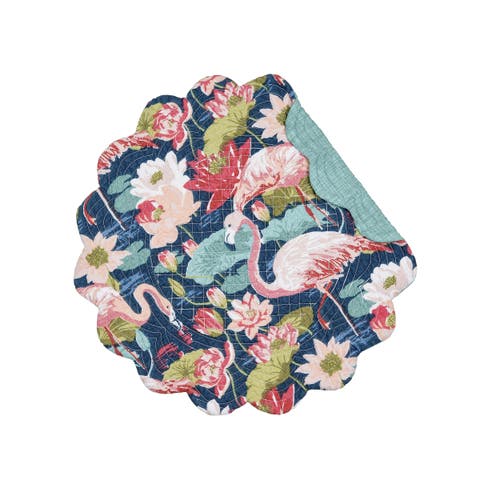 Flamingo Lagoon Placemats Set of 6, 17"