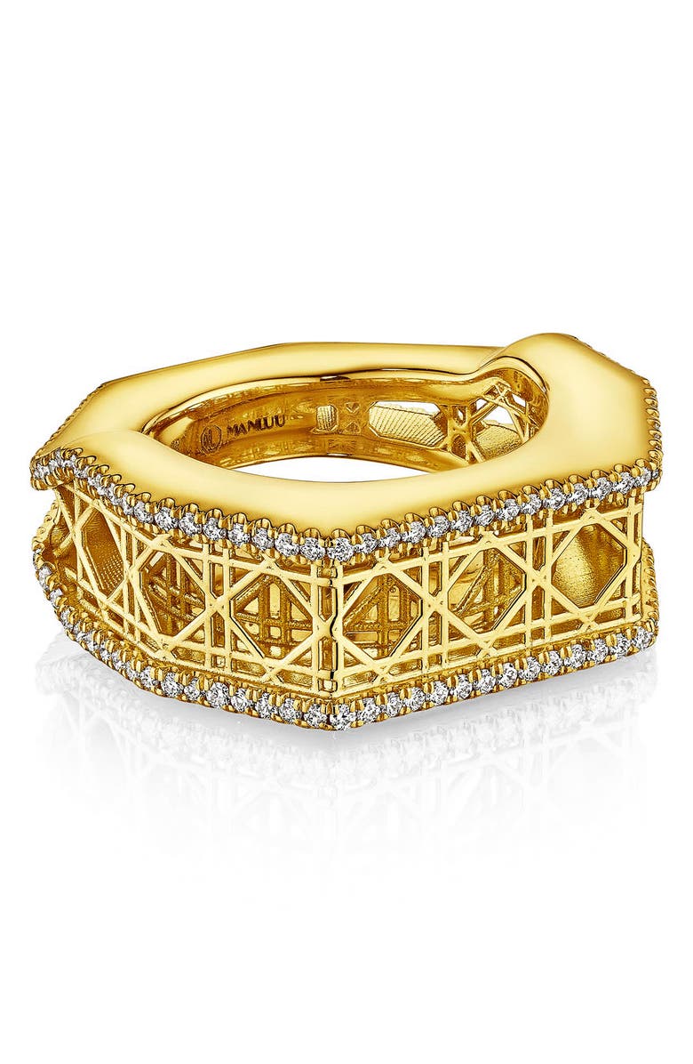 ManLuu Cane Diamond Cage Ring, Alternate, color, 