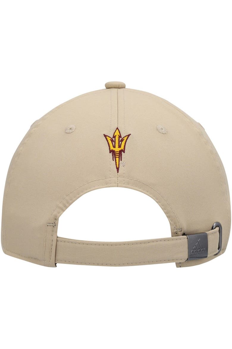 Men's adidas Khaki Arizona State Sun Devils Rising Devils Slouch Adjustable Hat, Alternate, color, Khaki