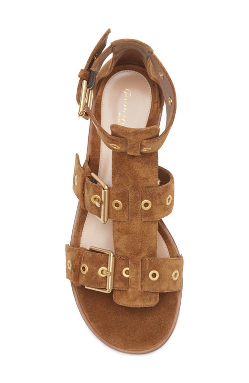 Gianvito Rossi Buckle-strap Flat Sandals In Texas