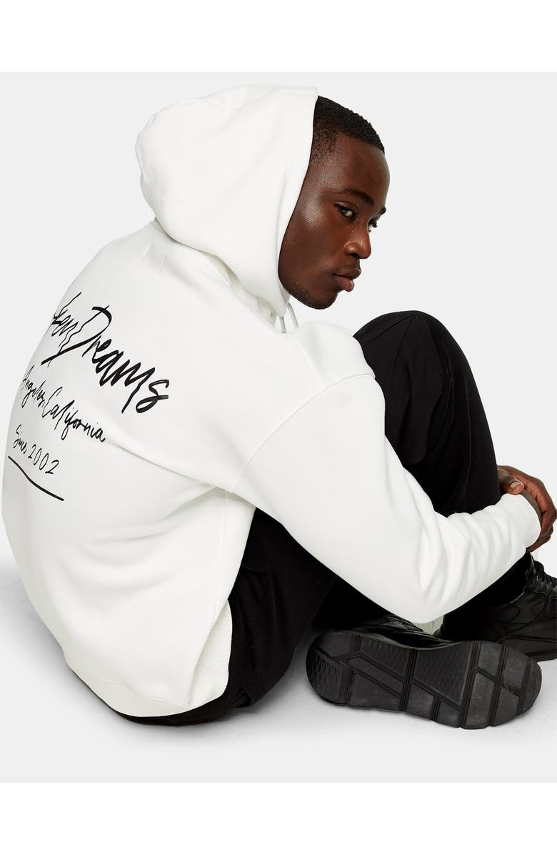 Topman Broken Dreams Hoodie, Alternate, color, 