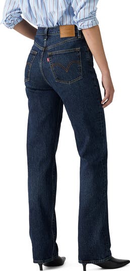Ribcage High Waist Straight Leg Jeans
