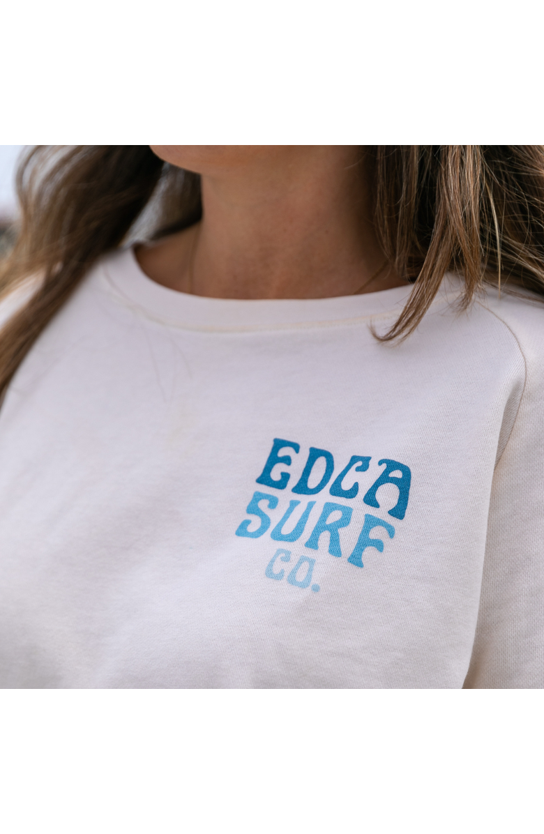 Everyday California Made for the Sea Women's Crewneck Sweater, Alternate, color, Teal