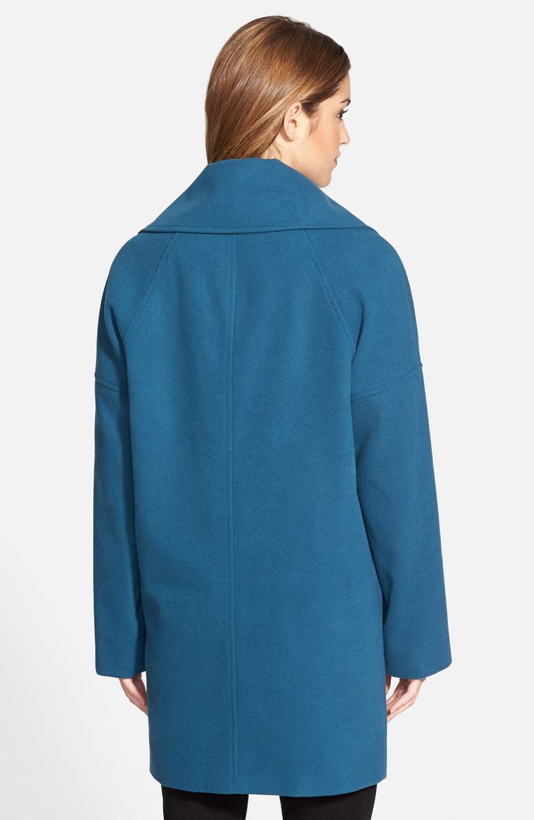 Calvin Klein Oversize Collar Boyfriend Coat, Alternate, color, 