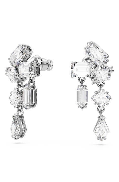 Mesmera Mixed Crystal Drop Earrings