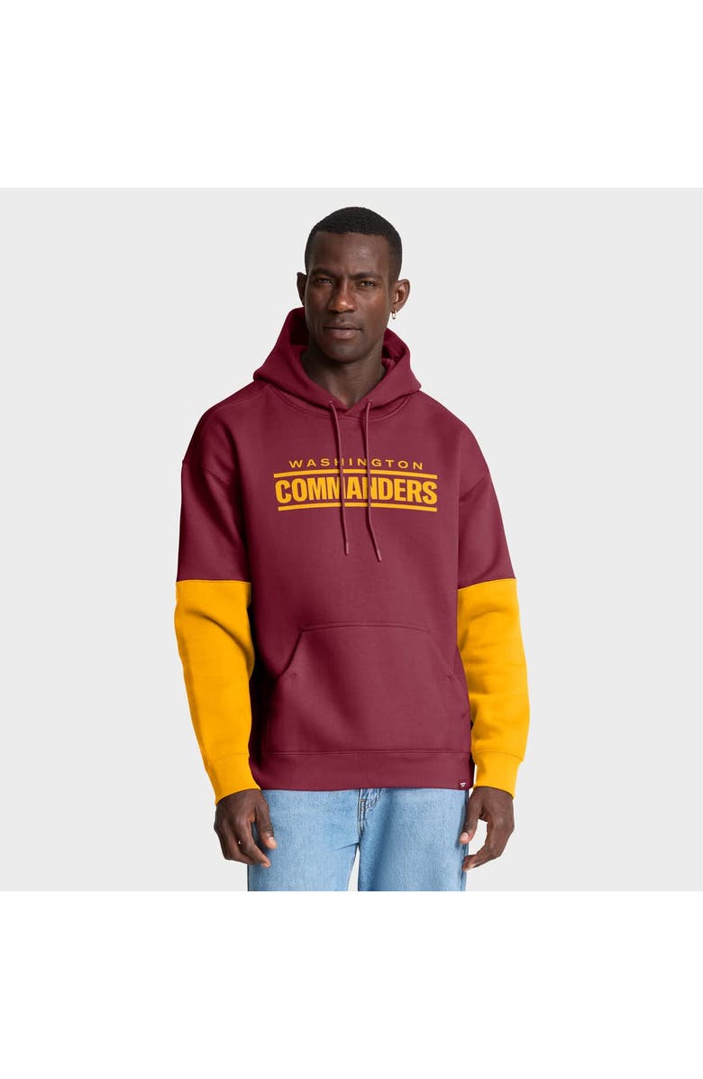 FANATICS Men's Fanatics Burgundy Washington Commanders Helmet Pullover Hoodie, Alternate, color, Burgundy