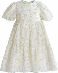 Sweet Cactus Bloom Tiered Floral Dress