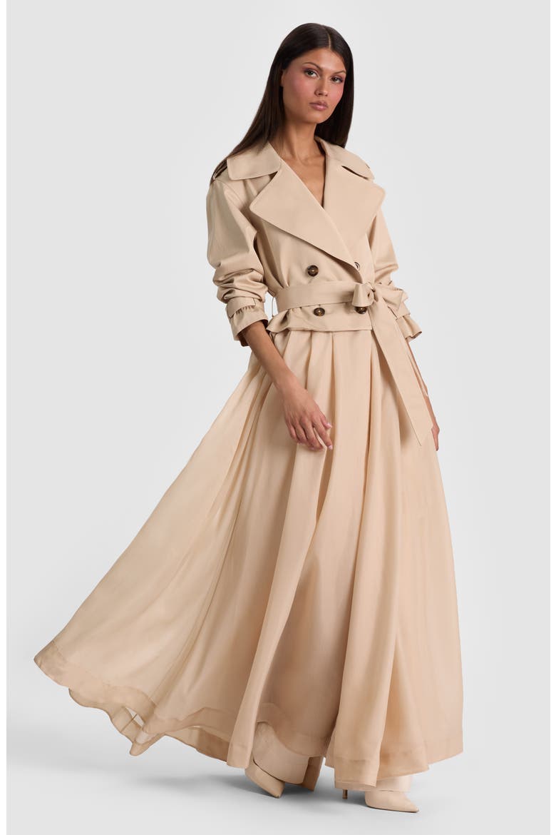 Nevada Double Breasted Jacket, Alternate, color, LATTE
